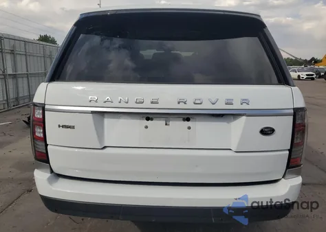 2016 Land Rover Range Rover Hse z USA, uszkodzony, nr VIN SALGS2PFXGA295426